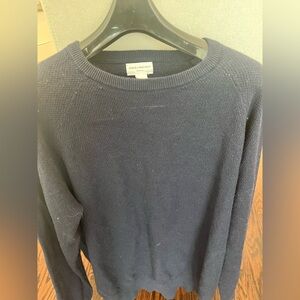 Spier & Mackay Cotton Linen Sweater Large Navy